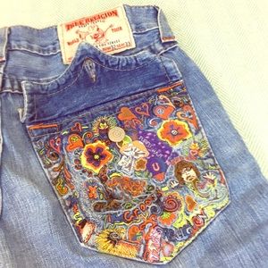 True Religion Joey Style Jeans Embroidered Pocket